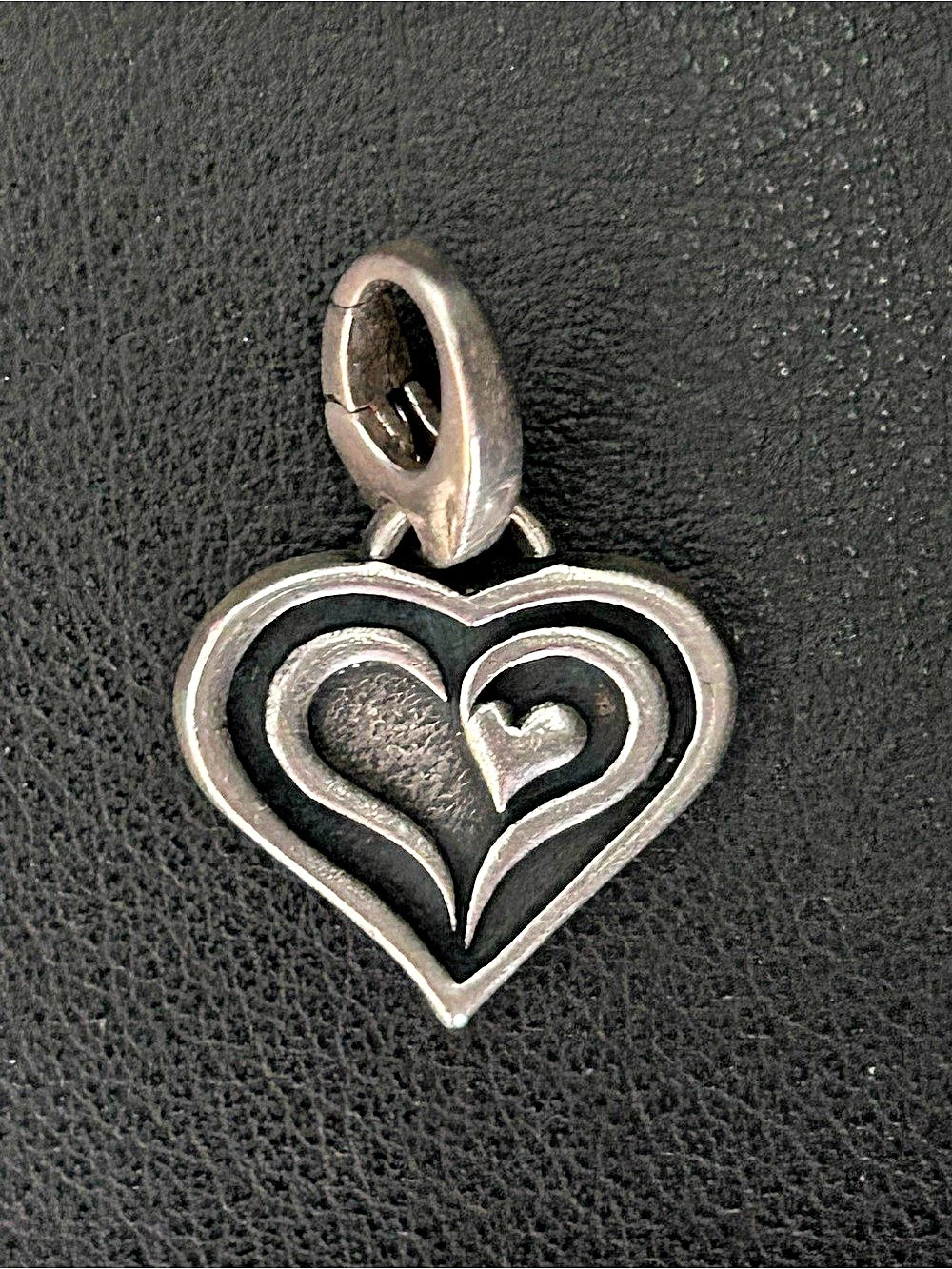 James Avery Celebrate Survival Sterling Silver Heart Charm Pendant